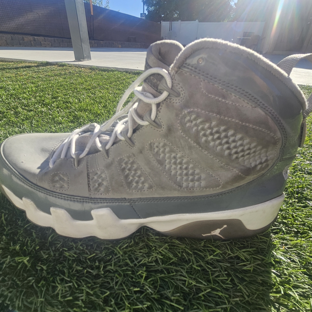 *LEFT SHOE ONLY* Nike Air Jordan 9 Retro Men's Size US 13 Cool Grey White Shoe
